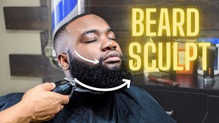 HOW TO SHAPE A BEARD  STEP BY STEP TUTORIAL  BEARD SHAPING [upl. by Ytram]