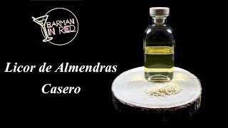 COMO HACER UN LICOR DE ALMENDRAS CASERO [upl. by Ynnor589]