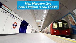 The Northern Line Platform at Bank Reopens [upl. by Rusell]