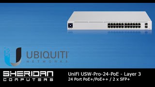 UniFi USWPro24PoE Gen2 Switch from Ubiquiti Unboxing and Overview [upl. by Starks]