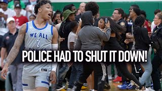 Mikey Williams Nearly Fights CRAZY Fan Police Had To Shut It DOWN [upl. by Tnirb]