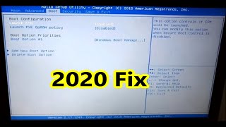 Aptio SetUp Utility 2020 Fix [upl. by Yetnom]