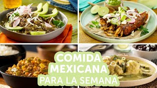 Comida mexicana para la semana  Kiwilimón [upl. by Licht760]