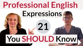 21 Professional English Expressions You Should Know [upl. by Giddings935]