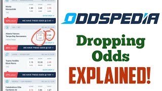 Oddspedia website review on Dropping odds [upl. by Eoz]