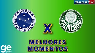 CRUZEIRO 1 X 2 PALMEIRAS MELHORES MOMENTOS [upl. by Aynotak882]