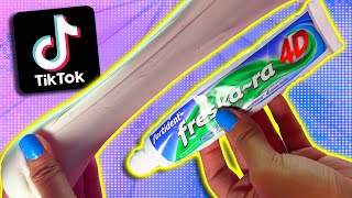 Probando recetas de Slime TikTok Sin bórax 2  Supermanualidades [upl. by Shawna]