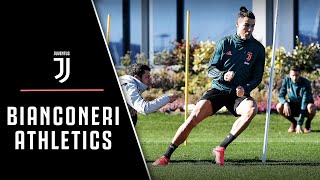 JUVENTUS ATHLETICS TRAINING  BIANCONERI PREP FOR VERONA [upl. by Nivrag]