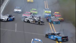 Massive wreck early in the Daytona 500  Extended Highlights [upl. by Ettesel254]