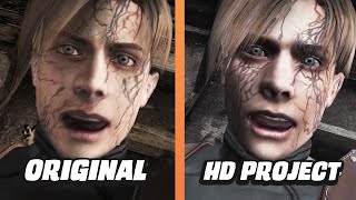 Resident Evil 4 HD Project vs Original Graphics Comparison [upl. by Lew597]