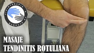 Masaje para la tendinitis rotuliana o de rodilla [upl. by Constanta898]