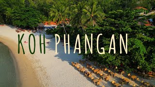 Koh Phangan Island  Thailand 🇹🇭  Cinematic Drone Video 4K [upl. by Anesor]