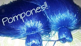 DIY Pompones de rafia [upl. by Greenwell554]