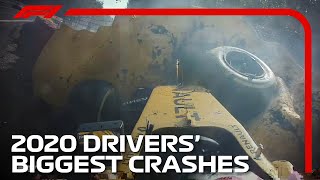 Every 2020 F1 Drivers Biggest Crash [upl. by Sperry]