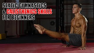 Static Gymnastics amp Calisthenics Skills for Beginners [upl. by Htebazle2]