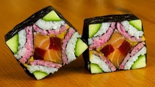 Mosaic Sushi Roll Evolution  Food Recipe [upl. by Onid]