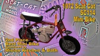 Clymer Manuals Scat Cat Model SC114 Vintage Mini Bike Scooter Motorcycle Video [upl. by Reichel]