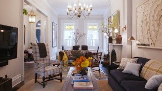 A Traditional Brooklyn Brownstone with a Twist  Home Tours  House Beautiful [upl. by Atsillak520]