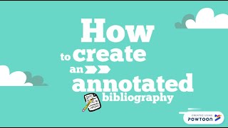 How to Create an Annotated Bibliography MLA [upl. by Repotsirhc]