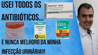 9 causas POUCO FALADAS de tomar antibiótico e NUNCA melhorar da sua Infecção Urinária [upl. by Nuahsal640]