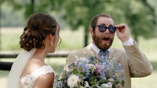 Bride Surprises Groom with EnChroma Colorblind Glasses [upl. by Midis462]