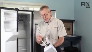 GE Refrigerator Repair – How to replace the Ice Maker [upl. by Velick735]