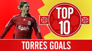 Top 10 Fernando Torres goals  El Ninos best Premier League strikes for Liverpool [upl. by Jakie443]