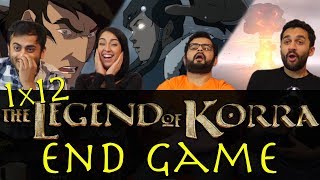 The Legend of Korra  1x12 End Game  Group Reaction [upl. by Hsaniva278]