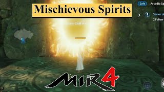 Mischievous Spirits Mir4 Request Mission [upl. by Kcirdor469]