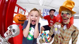 Father Son MAKE A HAUNTED SKATEPARK Even Scarier [upl. by Hound]