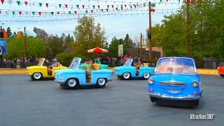 4K Luigis Rollickin Roadsters  Trackless Ride System  Luigis Rollickin Roadsters  Cars Land [upl. by Balbur641]