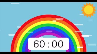 Rainbow Timer 60 Minute 🌈 [upl. by Asena]