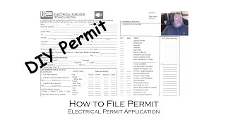 How to Apply and File an Electrical Permit for Do It Yourself DIY Home Improvements [upl. by Alur]