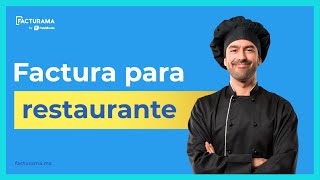 Cómo hacer una factura para restaurante en 2024 [upl. by Ykroc]