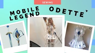 Mobile Legends ODETTE Cosplay Costume Inspired  DIY Props [upl. by Llevaj249]