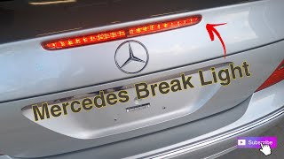 Replacing the Brake Light on a W211 Mercedes E Class [upl. by Eugor334]