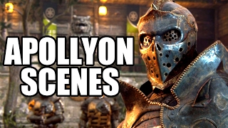 FOR HONOR  All Apollyon Scenes [upl. by Ettevi]