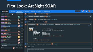 First Look at ArcSight Security Orchestration Automation and Response SOAR [upl. by Adeys]