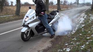 honda silver wing 600 fjs burn [upl. by Esinek]