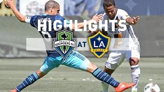 Highlights Seattle Sounders FC at LA Galaxy [upl. by Fritzie]