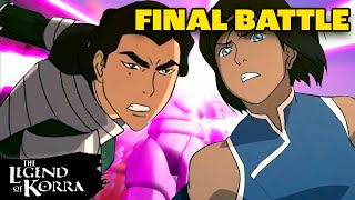 Korra vs Kuvira 💥 FINAL BATTLE  The Legend of Korra [upl. by Ysnil]