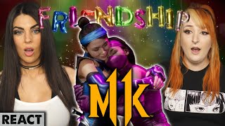 Mortal Kombat 11 Friendships  Girls React [upl. by Hudgens]