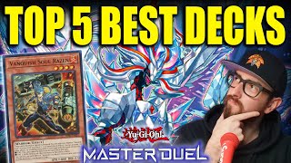 TOP 5 BEST DECKS IN MASTER DUEL January 2024 [upl. by Stephie142]