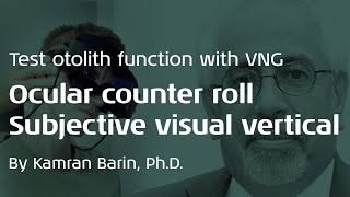 Otolith Testing in Videonystagmography VNG [upl. by Clarie]