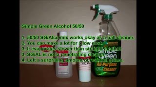 quotSimple Green amp Alcoholquot Ball Cleaner Showdown v03 [upl. by Sigrid]