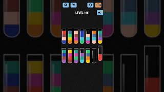 Water Color Sort Level 165 Walkthrough Solution iOSAndroid [upl. by Wertz]