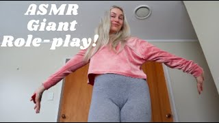 ASMR  Tiny person enters GIANT Land Roleplay Whispers bubbly personality [upl. by Eidob964]