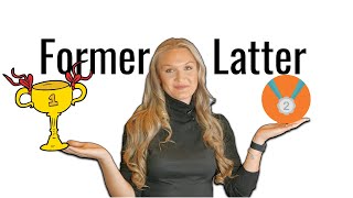 Former vs Latter SAT Vocabulary sat writing and language [upl. by Derdle]