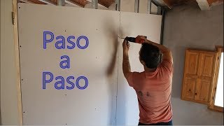 COMO CONSTRUIR UNA PARED DE PLADUR  para PRINCIPIANTES [upl. by Odie]