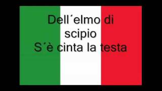 Italian National Anthem Lyrics Fratelli d´Italia [upl. by Leiria]